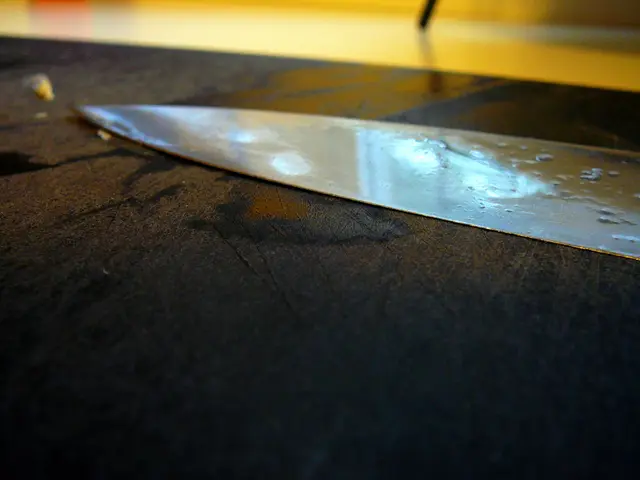 Psychiatric attention is crucial for the alleged attacker brandishing knives.